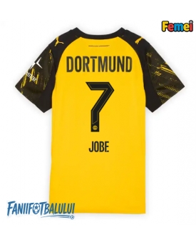 Borussia Dortmund Jobe Bellingham #7 Tricou Fotbal Replică 2025-26 Femei Acasa